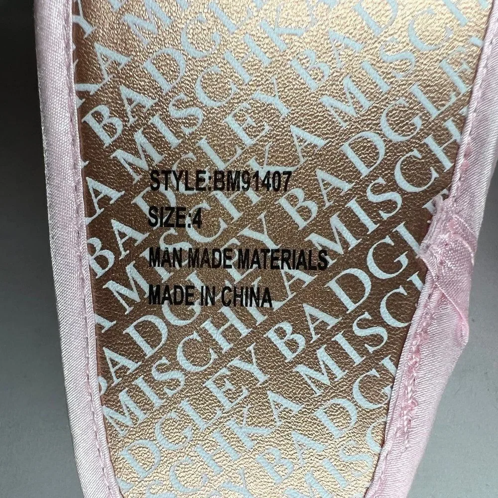 Badgley Mischka‎ Girl's Kensie Pink Glitter Elegant Sandals